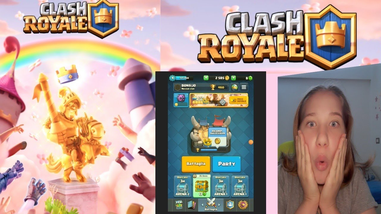 Facciamo qualche partita su Clash Royale - YouTube
