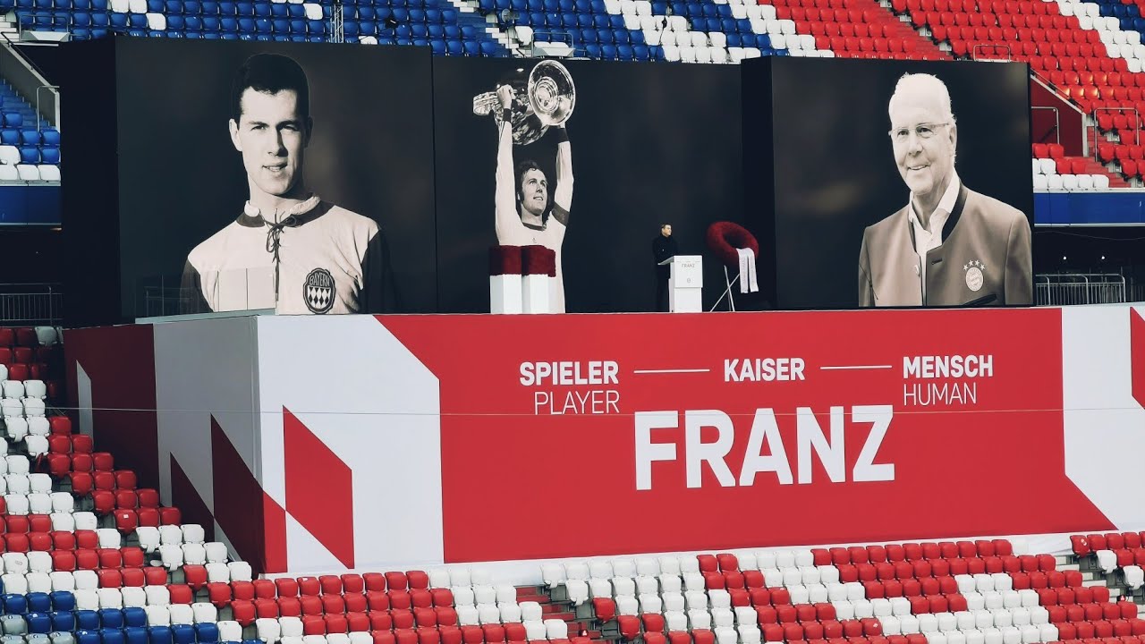 Gedenkfeier für Franz Beckenbauer | 30.000 Fans ehren den 