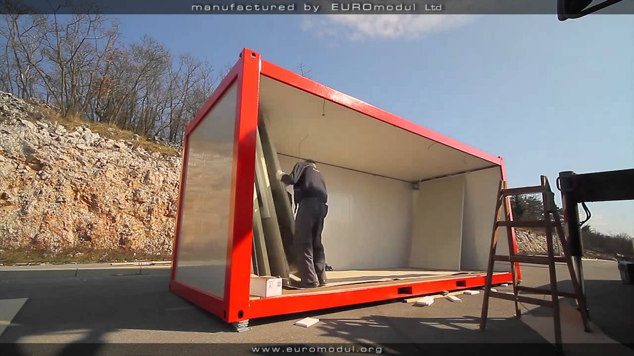 urbantech.biz - Prefabbricato FLAT PACK office container by Urban Office