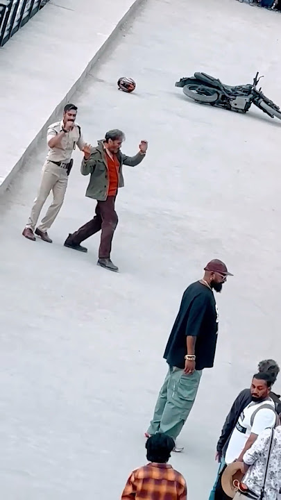 Singham 3 Shooting 🎥 Ajaydevgan #bollywood #shortvideo #rohitshetty
