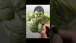 Hulk drawing time-lapse #artology #avengers #hulk