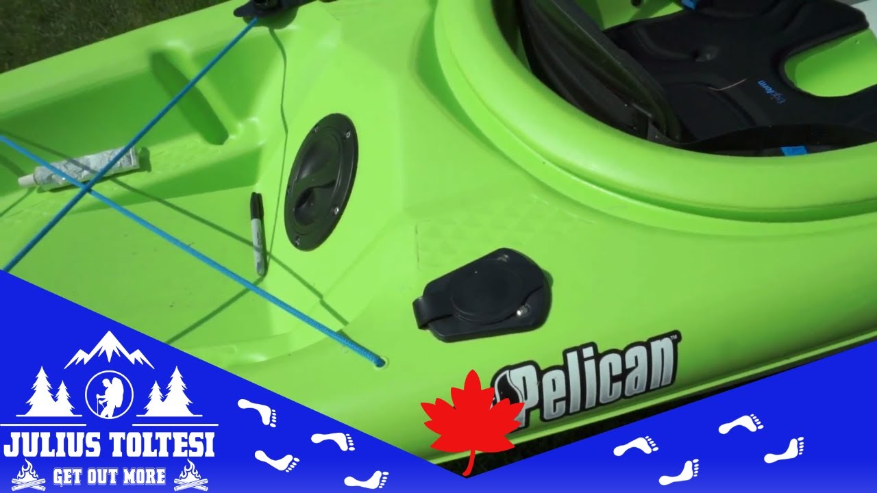 How to install fishing rod holders in your kayak DIY Pelican