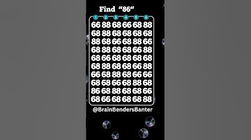 Spot The Numbers Challenge! Go! #shorts