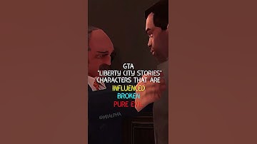 GTA “Liberty City Stories“ Characters That Are Influenced, Broken, Pure Evil #gtalibertycitystories