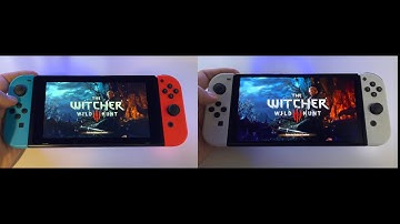 The Witcher 3: Wild Hunt | Switch OLED vs Switch V2 gameplay comparison