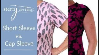 How to Shorten a Long Sleeve vs.  How to Draft a Cap Sleeve