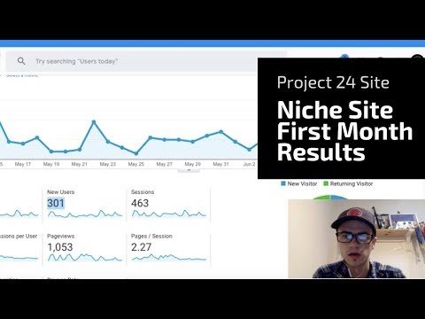OVER 1,000 PAGE VIEWS IN MY FIRST MONTH BLOGGING! | Niche Site Case Study