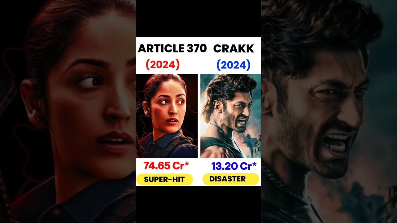 Article 370 vs Crack Box Office Collection Hit Or Flop 
