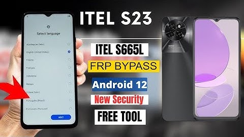Itel S23 [S665L] FRP Bypass Android 12 New Method  With CAPRICORN TOOL