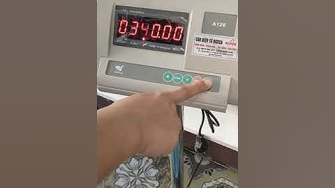 #candientu Hiệu Chuẩn Cân Điện Tử A12 A12E Yaohua Đài Loan