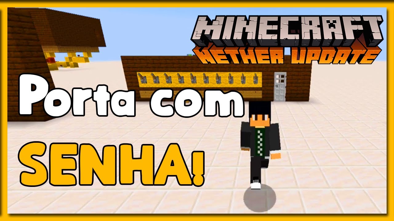 ⭐ Porta com Senha! TUTORIAL COMPLETO! [MINECARFT 1.16] - YouTube