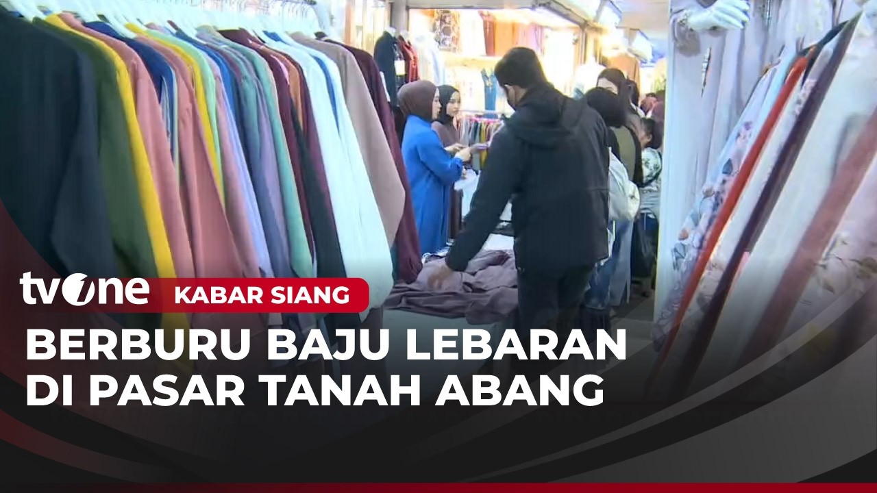 Pasar Tanah Abang Dipadati Pembeli | Kabar Siang