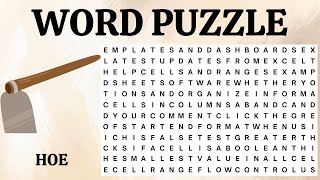 🔥WORD SEARCH CHALLENGE: Can You Find All the TOOLS?🔧🧠 | Spot It Before Time Runs Out!⏳ screenshot 3