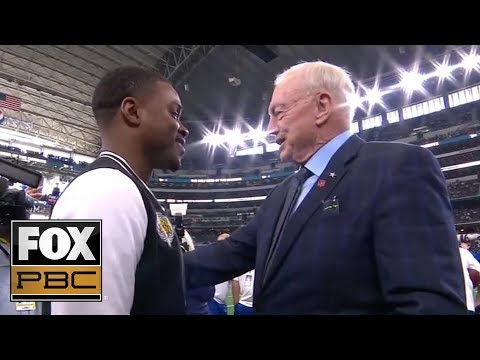 Cowboys owner Jerry Jones talks Spence Jr. vs Garcia, OBJ trade: 'Thank you, thank you' | PBC ON FOX