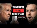 Trump Leaves a SECRET ASSASINATION LETTER to JD Vance