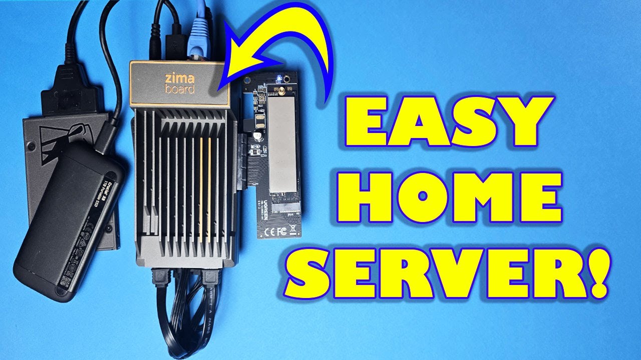 Easy Home Server To Play Minecraft Using A ZimaBoard - YouTube