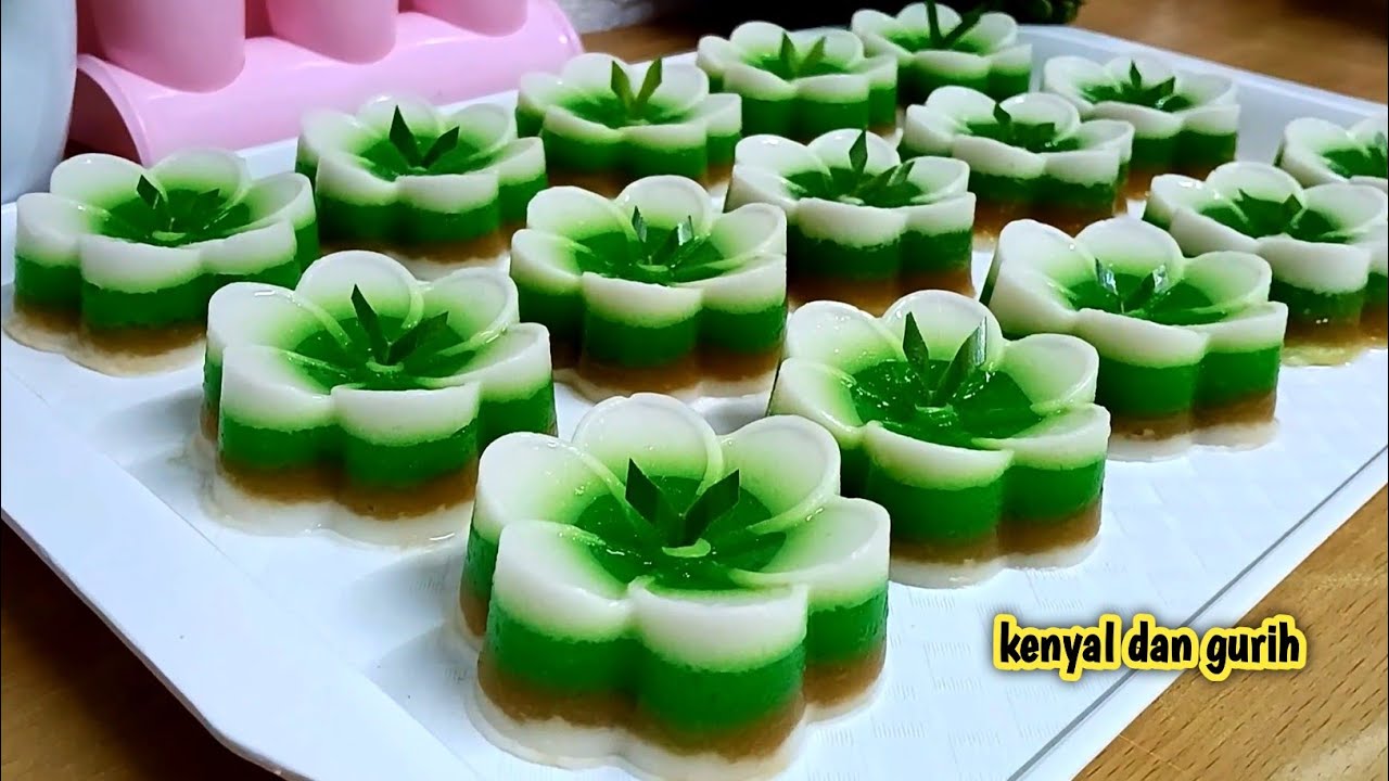 LENTUR‼️KUE INI SELALU JADI REBUTAN IBU2 ARISAN - KUE TALAM SINGKONG PANDAN GULA AREN KENYAL 
