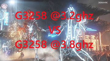 Stock G3258 @3.2ghz VS OC
