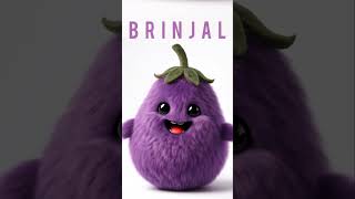 5 Vegetables Names with Fun Animation for Toddlers | Potato, Brinjal, Tomato & More