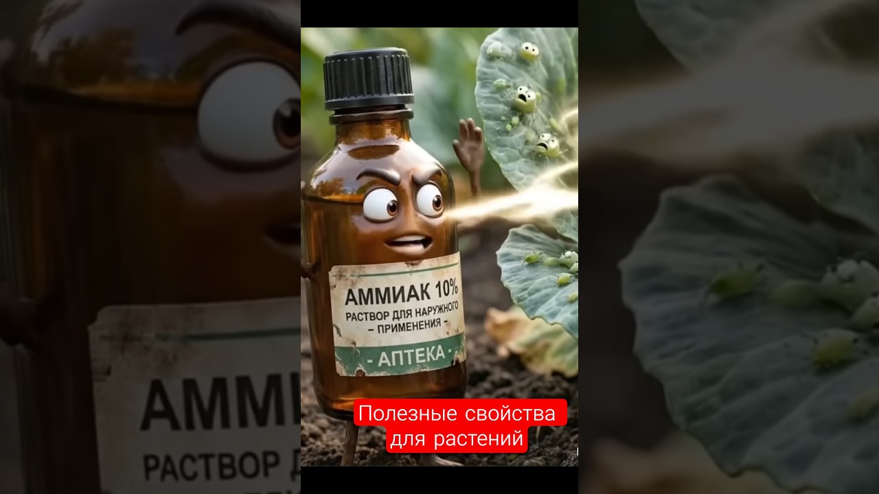 Нашатырный спирт для растений 