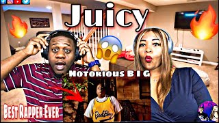 Our First time Reacting to -The Notorious Big (Juicy) Reaction