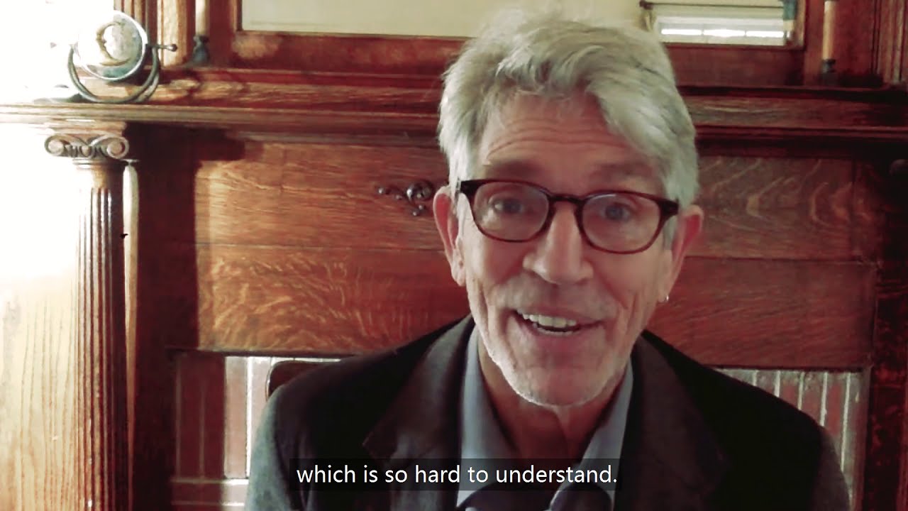 Famous American movie star Eric Roberts and Tibetan Thangka painting