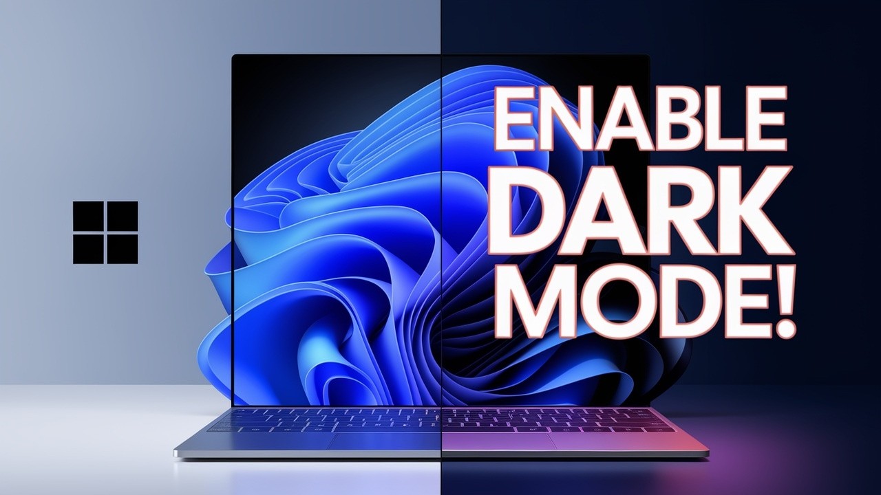 How to Enable Dark Mode in Windows 11 (Step-by-Step Guide!) - YouTube