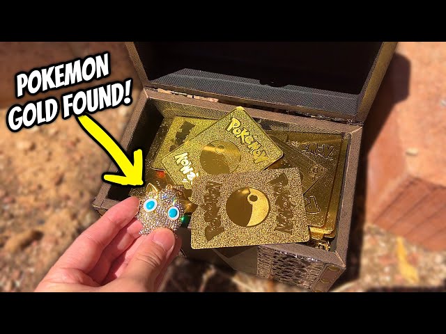This Pokemon Treasure Chest I Found Was Filled WITH ONLY GOLD ULTRA RARE  CARDS! - YouTube