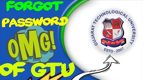 Reset or Recover Password of GTU Student Portal | GTU के Password को कैसे Reset ya Recover करे| #GTU