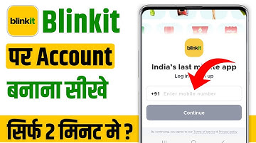 Blinkit par account kaise banaye | how to create blinkit account | blinkit me id kaise banaye