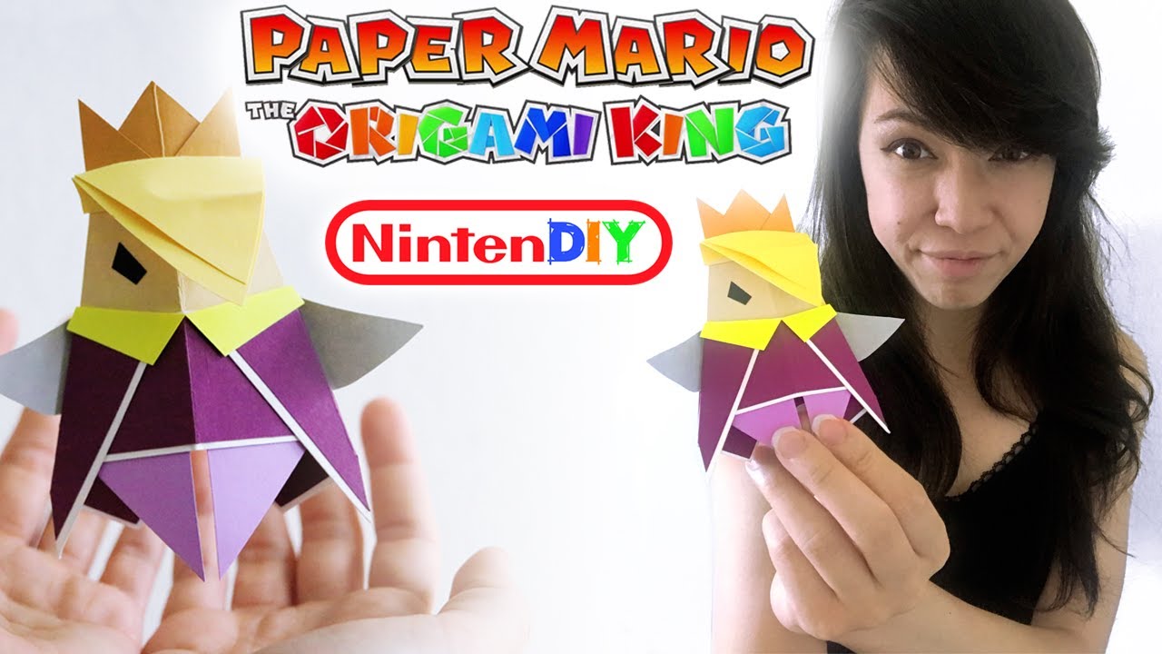 Make King Olly from Paper Mario the Origami King YouTube