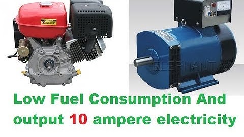 {2018} Homemade Dynamo Generator 220V Attached To 4-stroke Engine