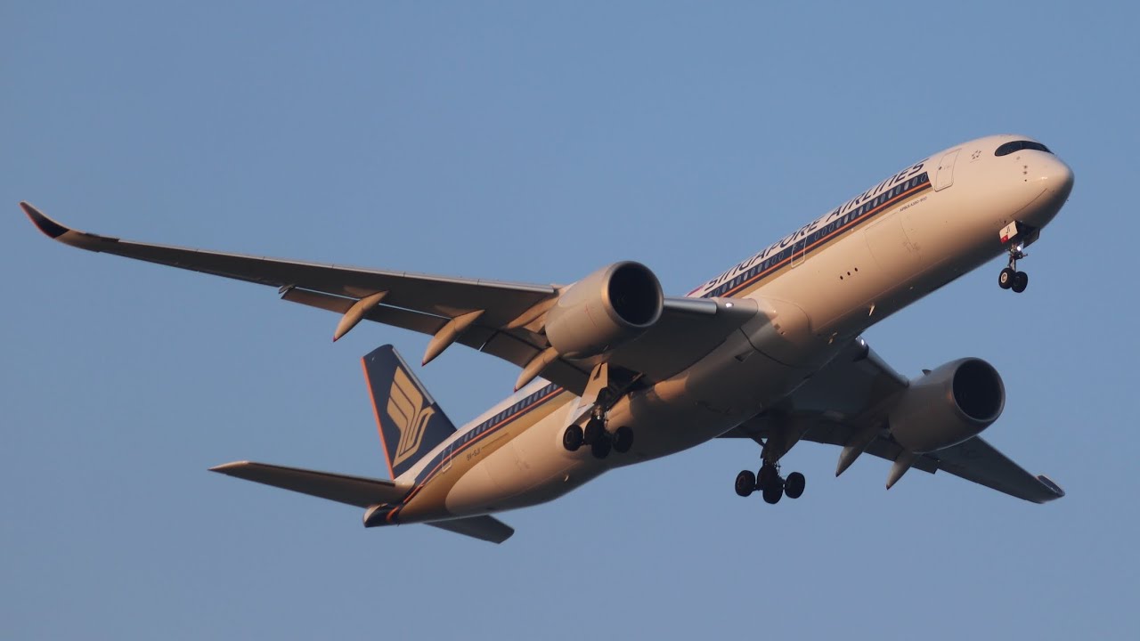 IFS Aviation5888H Productions Real Footage: Singapore Airlines Airbus A350-941 (9V-SMG)