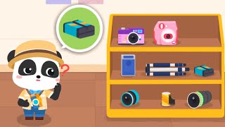Little Panda's Town: Photo Studio - Join Kiki and Get to Know 3 Commonly Used Cameras - BabyBus Game screenshot 4