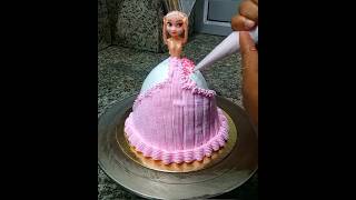 Barbie doll cake design cakerecipe viral cake food cakedecorating ytshorts viralshort foodie