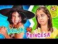 🎃 BRUJA vs PRINCESA en HALLOWEEN