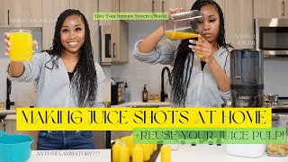 Juicing for Immunity | GINGER SHOTS | Wellness Shots | Anti-Inflammatory | Nama J2 Juicer