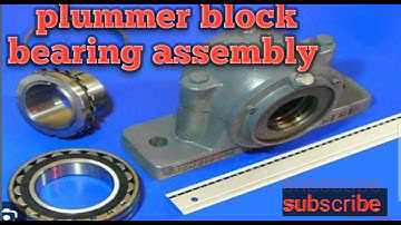 plummer block bearing assembly ||plummer block assembly drawing solidworks