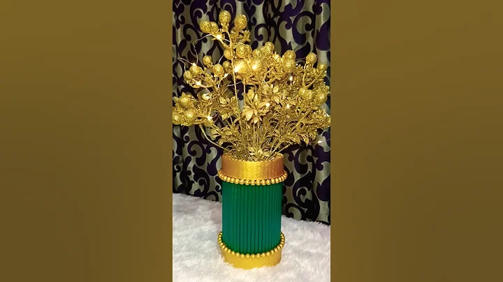 #DIY with waste container | beautiful flower vase #shorts #shortsfeed #ytfeed #ytsehorts #viralshort