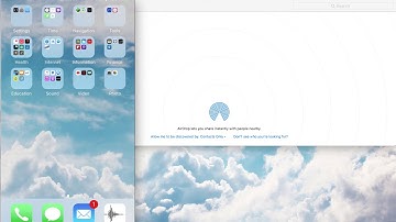 Airdrop -  Initial Setup for both iPhone & Mac | 2017