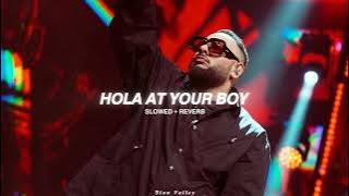 Hola At Your Boy (Slowed & Reverb) - Badshah | KR$NA, Prajina