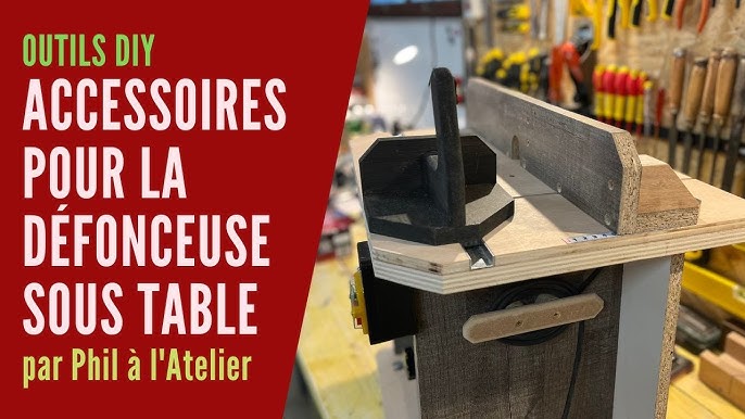 Fabrique ton meuble de défonceuse sous table !