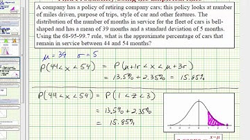 Ex 2B (Norm Dist)  Use the TI84 to Find the Percent of Data Between Given Data Values