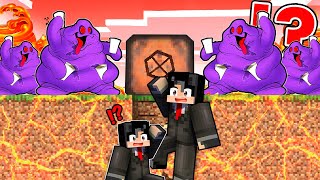 EVIL GRIMACE vs SECRET BUNKER in OMO CITY | Minecraft! (Tagalog)