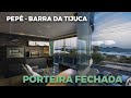Maravilhoso apto frontal mar no Pepê Barra da Tijuca, projetado por arquiteta, porteira fechada