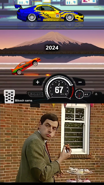 Pixel Car Racer 2025 vs 4024 Part 2 #shorts #pixelcarracer #supra