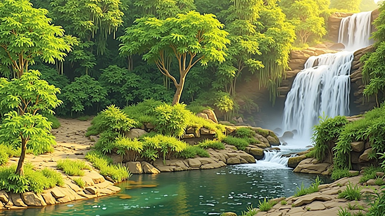 Relaxing Nature Music 4K🌿 Soothing Piano with Forest Ambience – Relaxing Nature Sounds