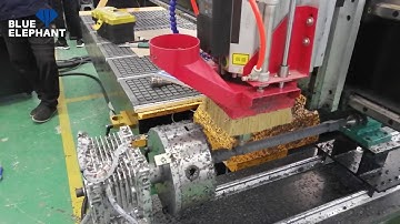 2030ATC CNC machine with a rotary device, the rotary device working video
