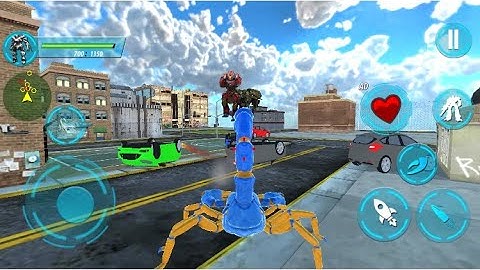 Scorpion Helicopter Robot Games Android Gameplay - Part 3