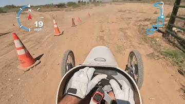Cyclekart Rookie Eats Dust!